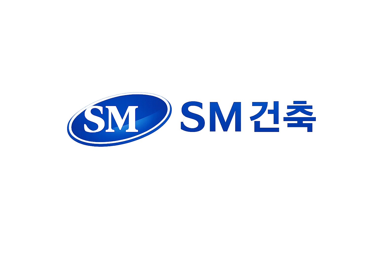 SM건축 로고